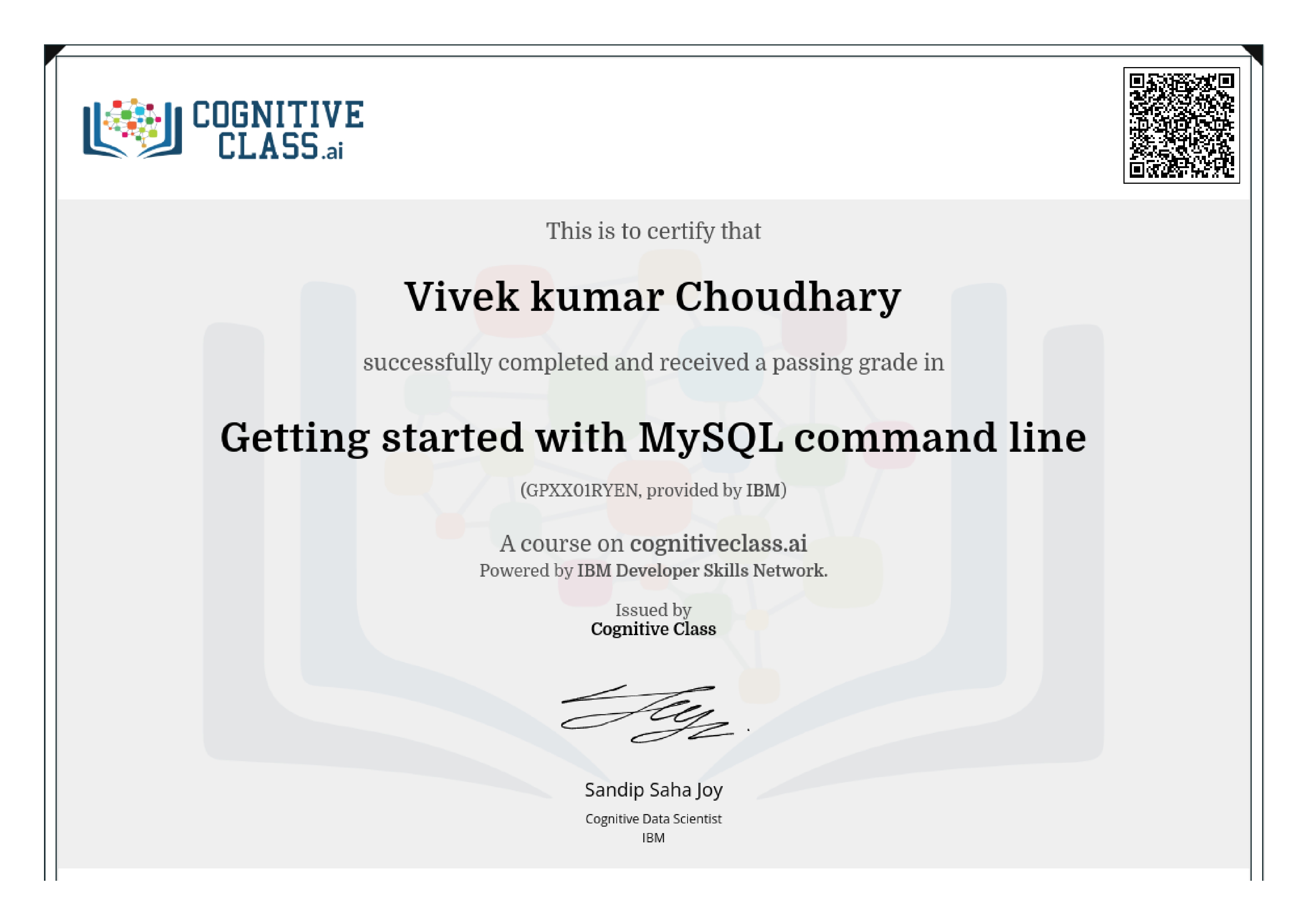 Getting started with MySQL command line page